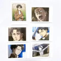 進撃の巨人 リヴァイ ぱしゃこれ 6枚セット WIT STUDIO アニメイト