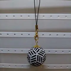 デリカビーズボールストラップ②