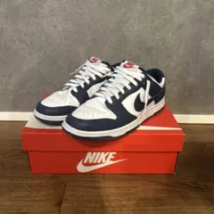 NIKE Dunk Low ネイビー/ホワイト 箱付き