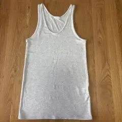 【美品】ユナイテッドアローズ　シルバータンクトップ　フリーサイズ
