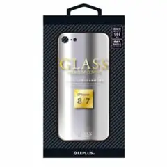 新品 iPhone SE 8/7 背面ガラスシェルケース シルバー