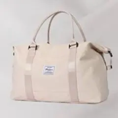 レディース トラベルバッグ ボストンバッグ ベージュ