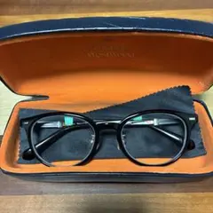 【極美品】Vivienne Westwood ブラックラウンドメガネ