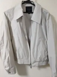 【値下】韓国ブランド SPAO ホワイトジャケット Sサイズ