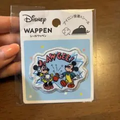 未開封　ディズニー　レトロ　ミッキー　ミニー　ワッペン　シールワッペン　ラスト