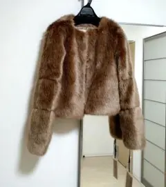 フェイクファーショートジャケット新品未使用・タグ付き