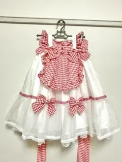 ふんわりパフェスカート 赤