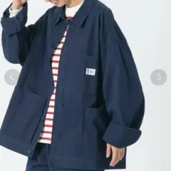 新品PARROTT CANVAS ツールジャケット ネイビーアウトドアカジュアル