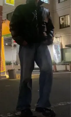 Stillwater ブルーデニム ストレートパンツ