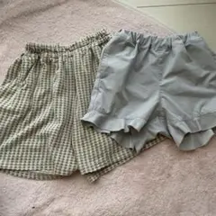 子ども服　ハーフパンツ2枚セット