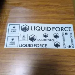 LIQUID FORCE ロゴステッカーセット9×14