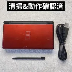 iu4【清掃&動作確認済】NintendoDS Lite クリムゾンブラック本体