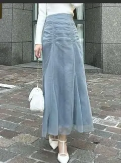 チュールマーメイドスカート　リゼクシー