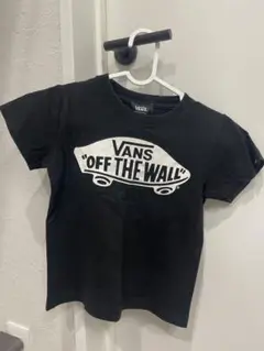VANS オフ・ザ・ウォール Tシャツ ブラック 110cm