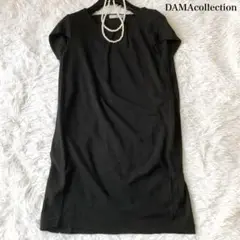 DAMAcollection フレンチスリーブ ハイゲージニット チュニック M
