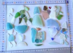 A-059 　シーグラスMIX　ー旅の途中　夏の涼味　ー
