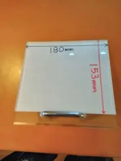 極厚アクリルフォトフレーム　収納サイズ縦153mm横180mm
