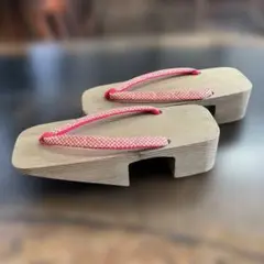 ヴィンテージ　未使用保管品　ぽっくり　下駄