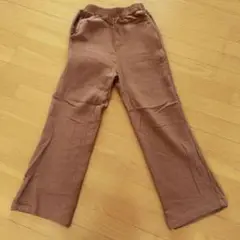 コットンパンツ　ルームウェア　ブラウン　Ｌ