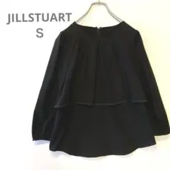 ジルスチュアート JILLSTUART フォーマル 冠婚葬祭 黒ブラウス S