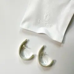 blanciris シルバー ピアス フープ ケース 袋付き アクセサリー