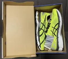 アシックス ランニングシューズ （GEL-KAYANO 22）色0790（黒黄）