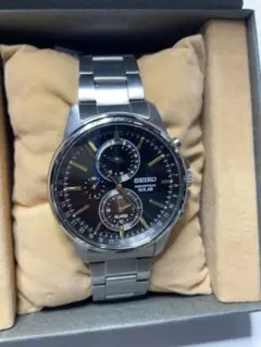 No 30 SEIKO PERPETUAL SOLAR ブラック 中古品