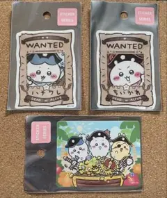 お台場冒険王　ちいかわアドベンチャー　ステッカー　ハチワレ　ちいかわ　うさぎ