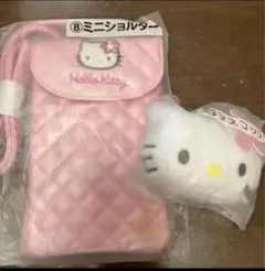 ハローキティ 当りくじ ミニショルダー ＆マスコット 2個セット 一番くじ