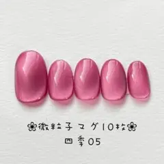 【即購入ok】マグネットネイルチップ　ショートオーバル　ニュアンス　四季05