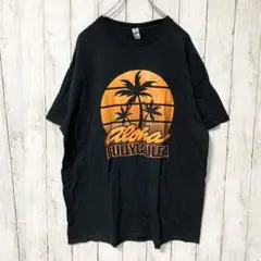 ギルダン Aloha Bullymatea Tシャツ ブラック ヘビーコットン