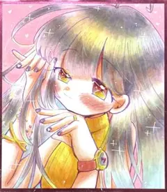 【送料込】オリジナル 手描きイラスト 手フェチのための101の方法【小色紙】