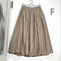 adapt retailing フレアロングスカート　フリー　S M L F