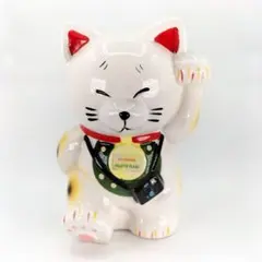 当時物 フジカラー ニャン太 貯金箱 コインバンク 陶器製 レトロ