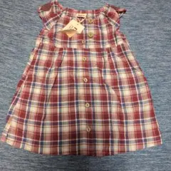 n-o-u★チェック柄ワンピース★80cm★新品未使用