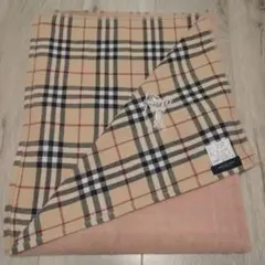 BURBERRY タオルケット　ハーフケット　ピンク　ノバチェック
