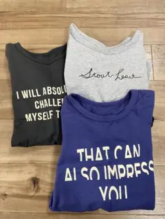 Tシャツ 3枚セット 長袖2枚　七分袖1枚　ベルメゾン　ジータ　150センチ