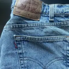 Levi's 550 デニムパンツ　W35L34 赤文字　USA製 ダメージ有り