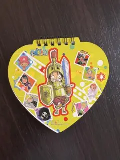 ワンピース ハート型メモ帳