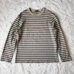 90s UNIQLO 古着 コットンボーダー長袖カットソー ロンT