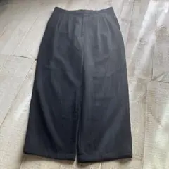 アルマーニコレツォーニ ウールスラックス 黒 48