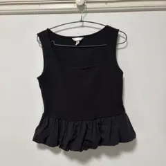 H&M ノースリーブトップス M 黒