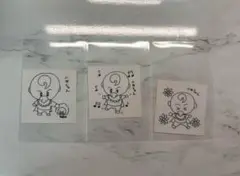 7ORDER くじ おだちゃんステッカー 3種セット