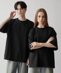 CLEL ファンクショナリーコットン ヘビーウェイトTシャツ　ブラック