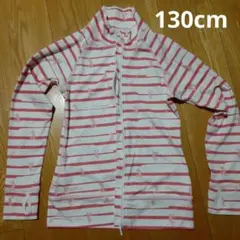 キッズ ラッシュガード　ピンク 130cmミッキーマウス