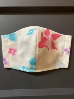 キッズ用布マスク＊紫陽花＆金魚