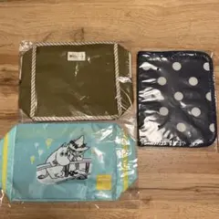 【新品】おむつポーチ2点、母子手帳ケース1点