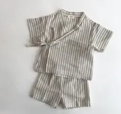 Bisque ストライプ甚平 110cm