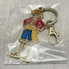 ワンピース　ONE PIECE ルフィ　 ステンドグラス風キーチェーン　新世界