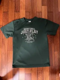 バスケットボール Tシャツ M ダークグリーン